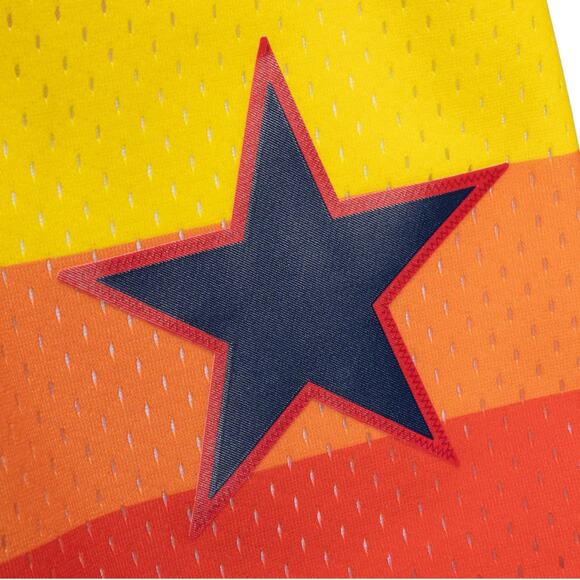 NWT! Mitchell & Ness Houston Astros Team ID Mesh Shorts - Size Large (MSRP $85) - Picture 4 of 9